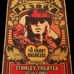 Tom Petty And The Heartbreakers Metal Poster Print 
