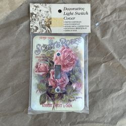 vintage new/unused decorative light switch cover