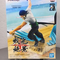 Bandai One Piece Roronoa Zoro Sword Fight Figure