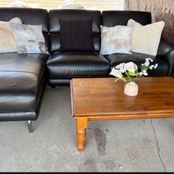 Delivery 🚚 Disponible Sectional Couch L De Cuero