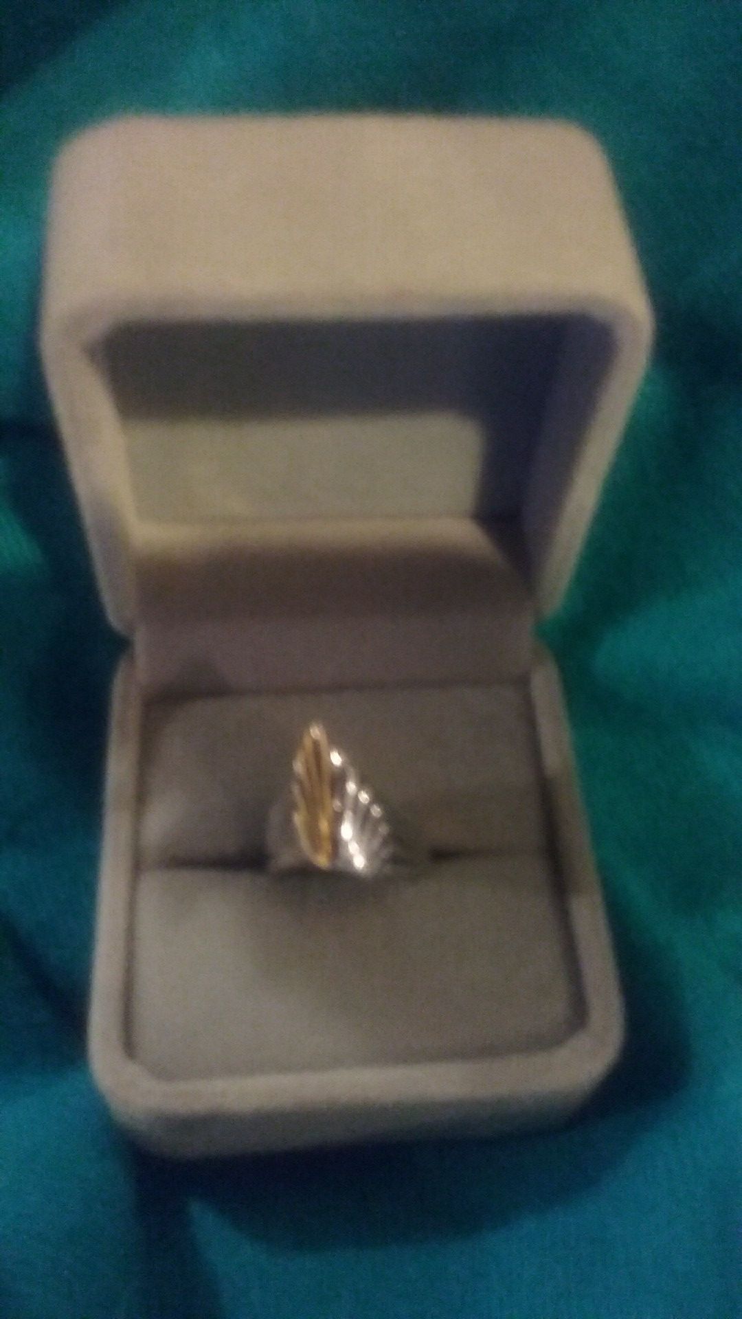 Silver ring size 7.5
