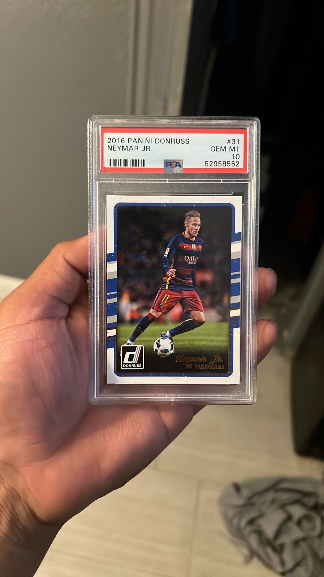 PSA 10 Neymar Jr 2016