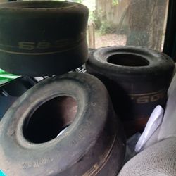 3 New Go Cart Tires 