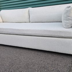 FREE DELIVERY!!! West Elm "Marin" Luxury WHITE Sofa 86" ($1.8K Retail...50% OFF)!!!!