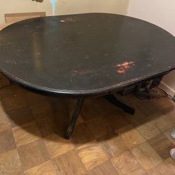 Pier One Wood Table - Solid . Needs TLC