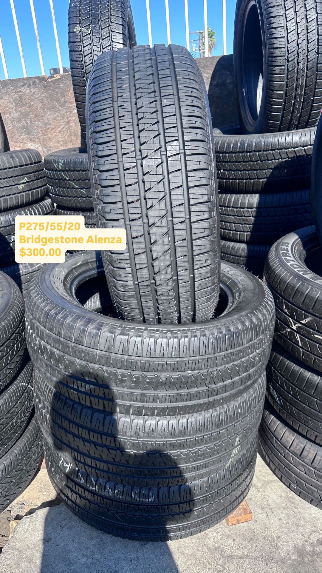 275/55/20 Bridgestone Semi New All Four 98 % TREAD LIFE | ❗Ask For Availability / Pregunta Por Disponibilidad ❗|