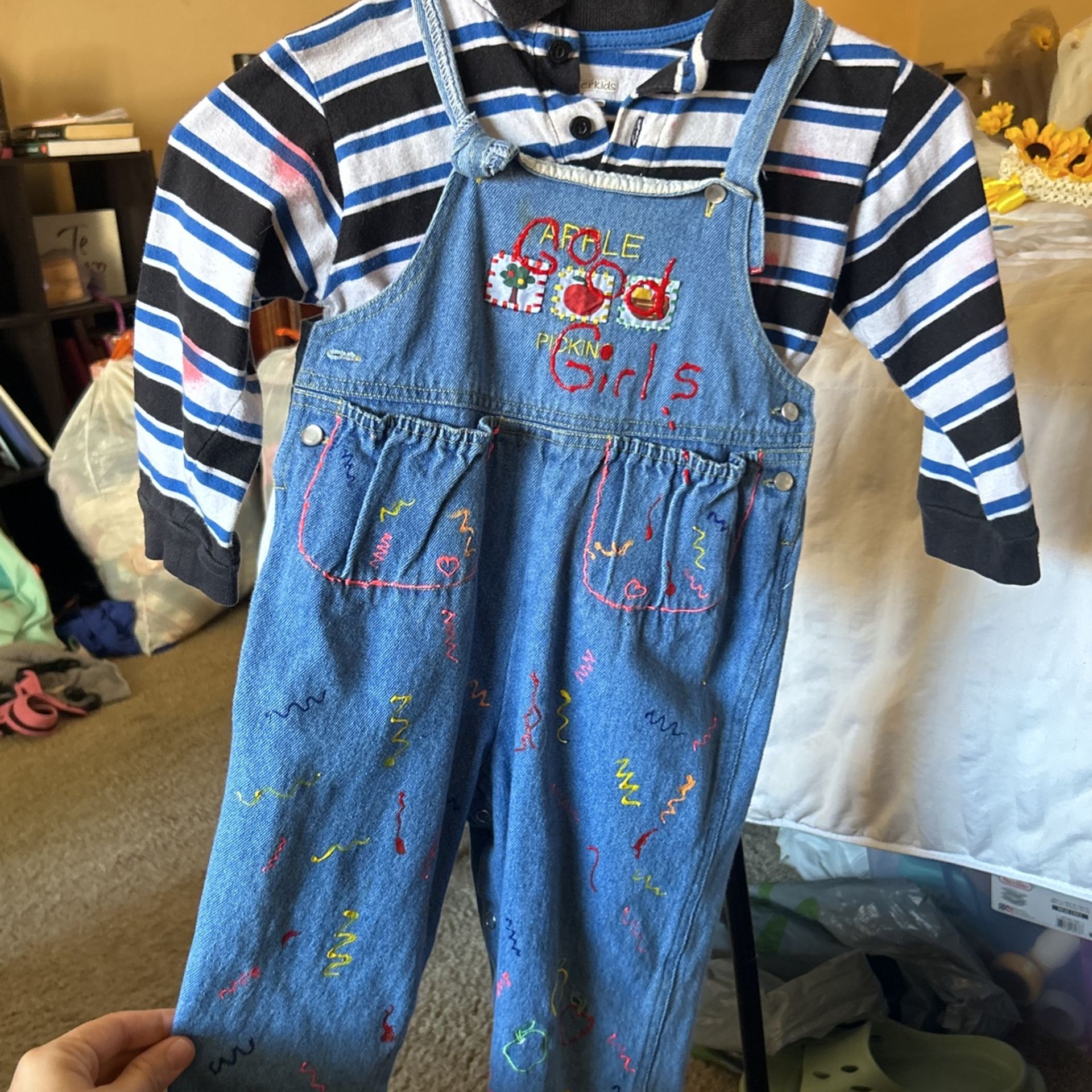 Handmade Chucky Costume 2T-3T