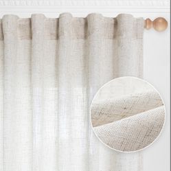 Cream Curtains Set 