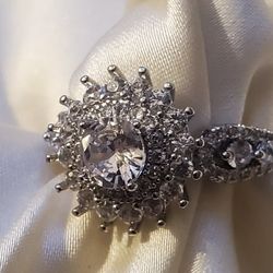 925 CZ Pretty Ring - 9