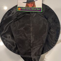 New Child’s Satin Witch Hat
