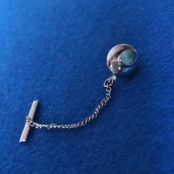 Tie Tack with Turquoise Bead