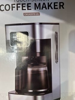 Coffee 12 cups touch screen  new