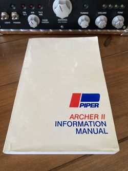 Piper Archer II Information Manual