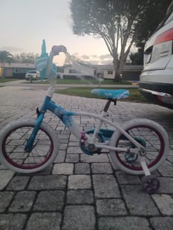 Elsa Themed Bicycle For Kids