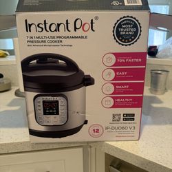 Instant pot- New