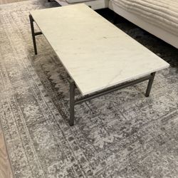 West Elm Marble Coffee Table 