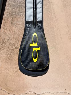Fully carbon SUP paddle and case