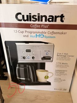 Cuisinart Coffee Plus 12-Cup Coffee Maker & Hot Water System