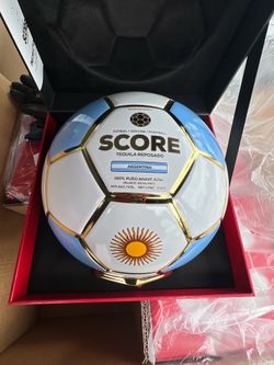 Mexico SCORE Tequila Soccer Ball Bottle 2/3