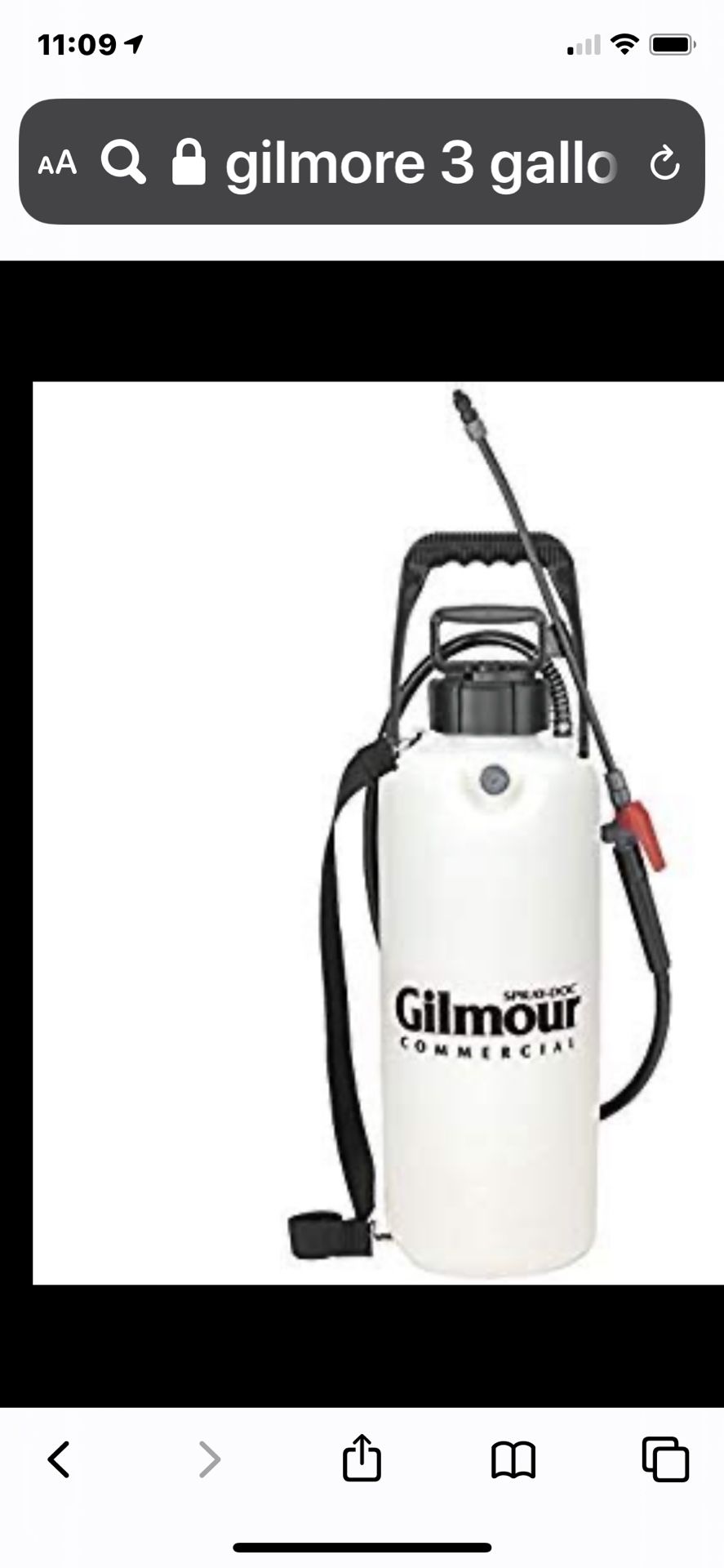 Gilmore comercial sprayer