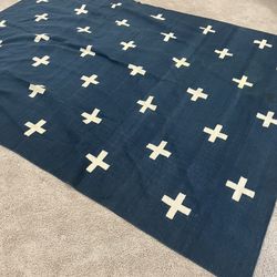 12x9 Blue Rug 