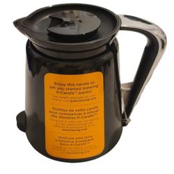 Keurig 2.0 Black K-Carafe Pitcher & Lid Coffee Pot Replacement Stainless Handle