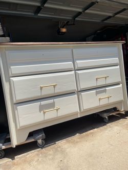 Solid wood dresser
