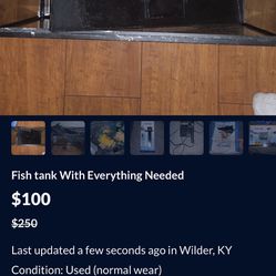 Fish Tank W/ All Accessories 