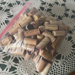 Bag of Wine Corks for Craft Projects