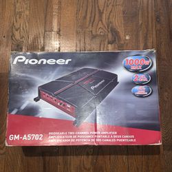 Pioneer GM-A5702. 2-Channel 1000w Bridgeable High Output Car Amplifier
