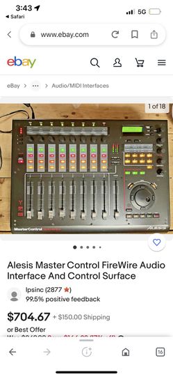 Alesis Master Control Studio Interface for Sale in Playa Del Rey