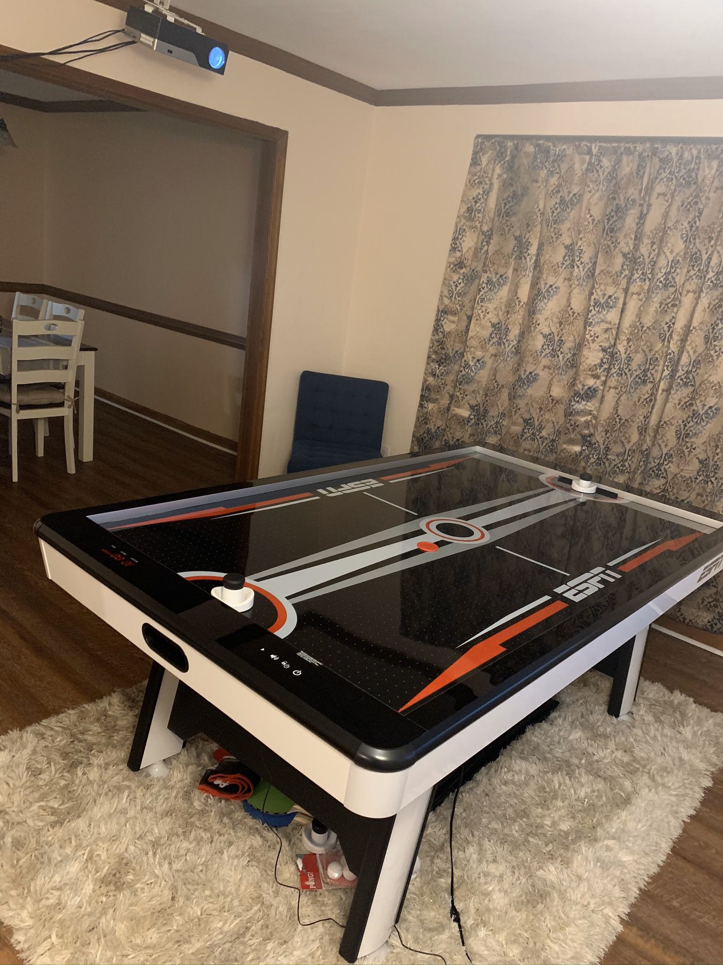 ESPN air hockey table with table tennis