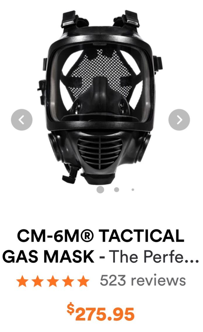 Tactical Gas Mask CM-6M®