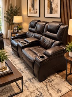 🔥 Ashley 754 Reclining Loveseat – LIKE NEW – ONLY $6