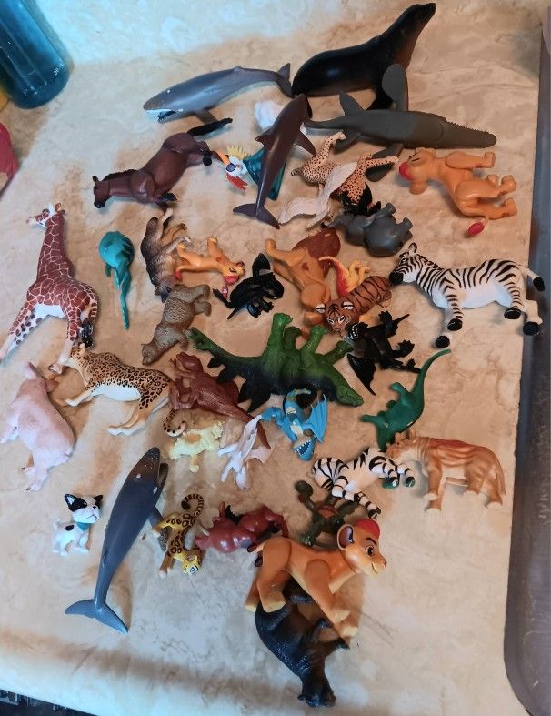 Lot Of Small Animal Toys