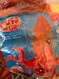 Inflatable Halloween costume squid