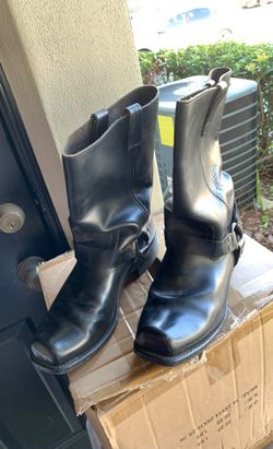Biker Leather Boots size 12