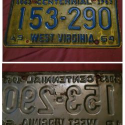 Vintage West Virginia Plate