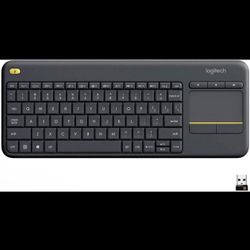New Logitech K400 Plus TV Wireless Membrane Keyboard for PC/TV/Laptop/Tablet