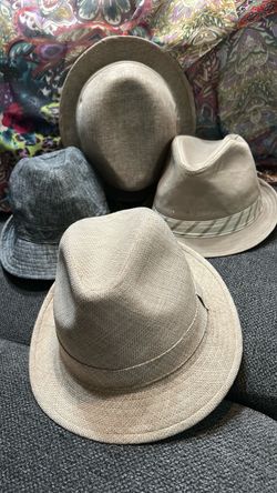 Lot of 4 Fedora Hats