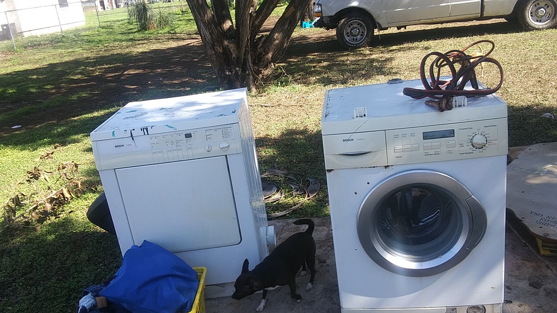 Bosch stacable washer n dryer