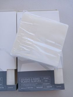 DVD CD Plastic Sleeves