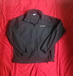 Columbia Black Fleece Jacket Size XL