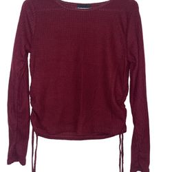Waffle Knit Long Sleeve Shirt 
