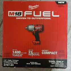 Impact Wrench Milwaukee Fuel New Tool Only 
