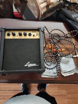 Washburn guitar and amp