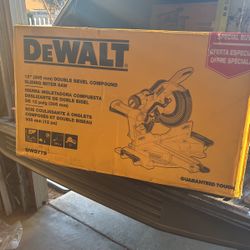 Dewalt 12” Double Bevel Compound Sliding Miter Saw 
