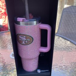 49ers Pink  Tumbler