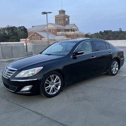 2012 Black Hyundai Genesis