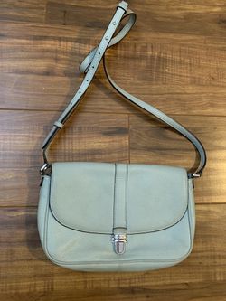 Michael Kors turquoise/baby blue Crossbody Purse Bag